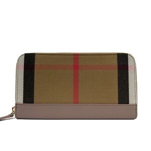 BURBERRY Large Zip Around Wallet